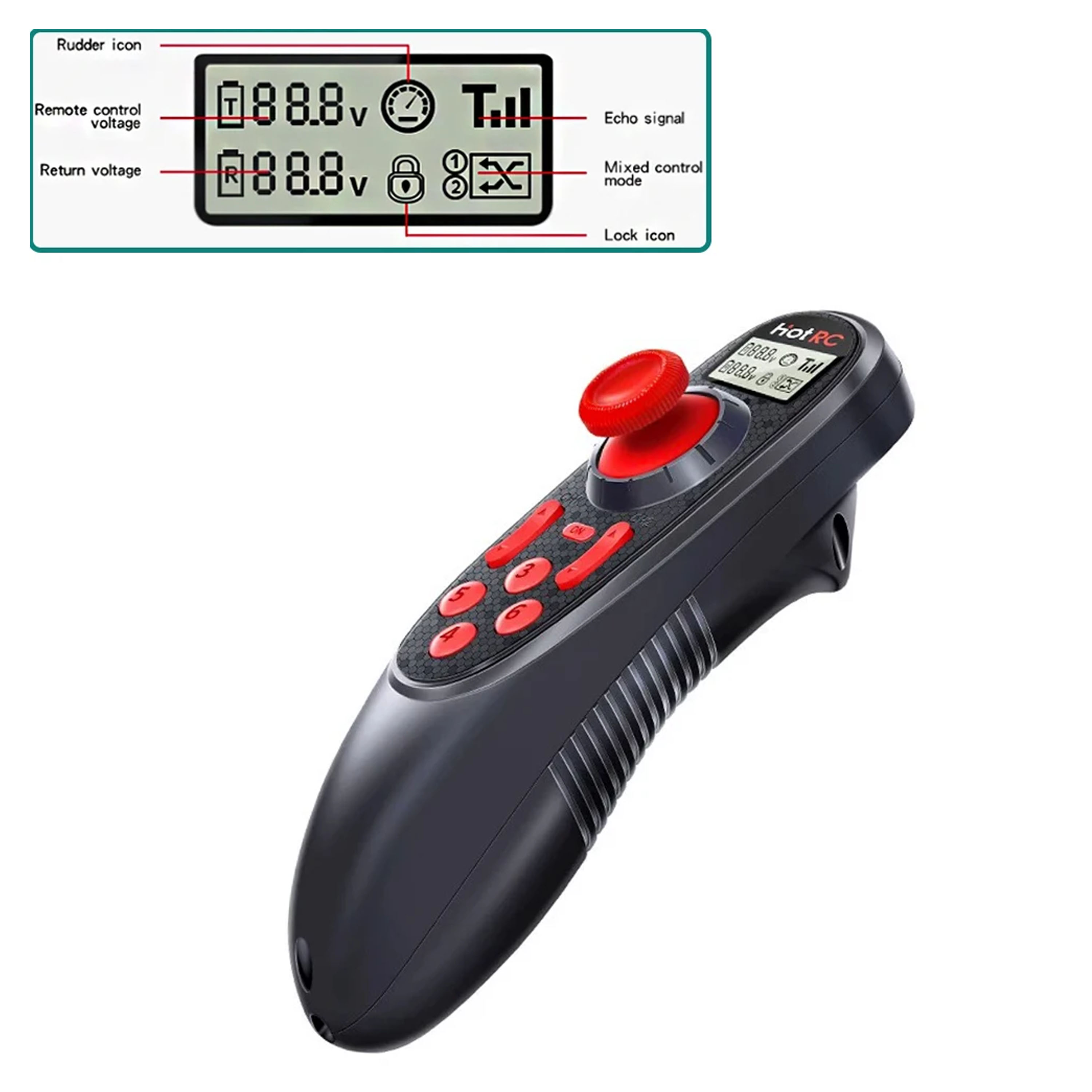HOTRC DS-600 DS600 6CH 2.4GHz  - Brushless Motor Thrust Test Stand recension och pris
